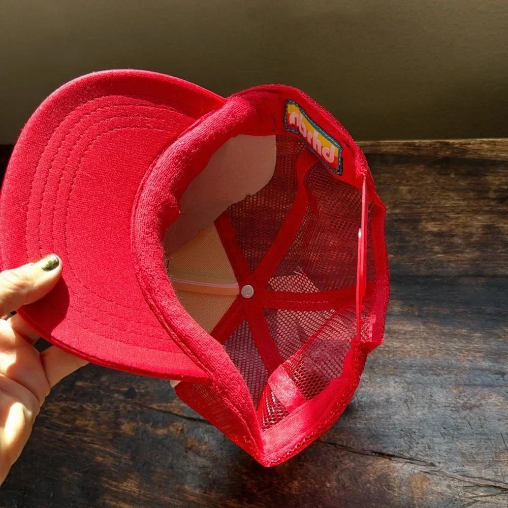 Artsy SnapBack hat from Laguna beach California museum of art  brand new red